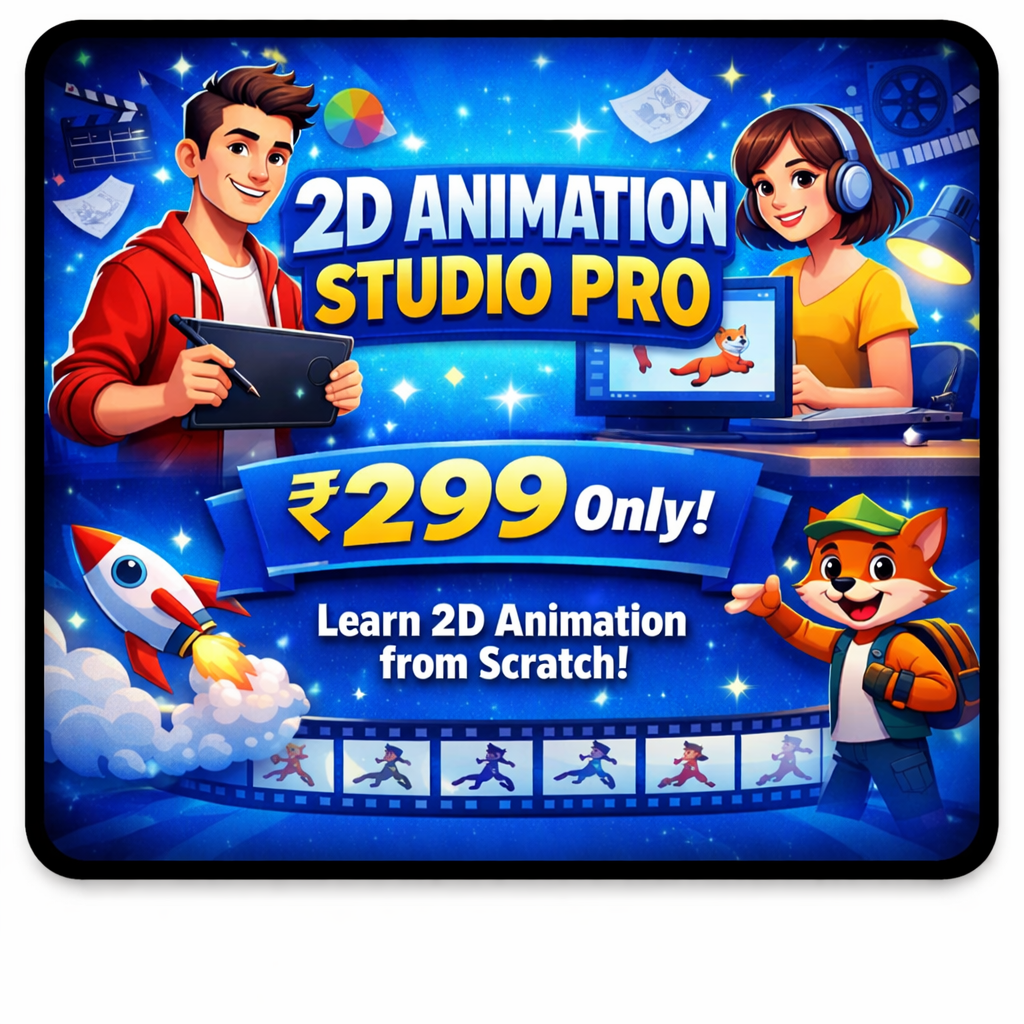 2D Animation Studio Full Course